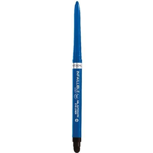L'oréal paris infaillible 36h grip liner, matita automatica in gel 48 automatic gel pencil electric blue