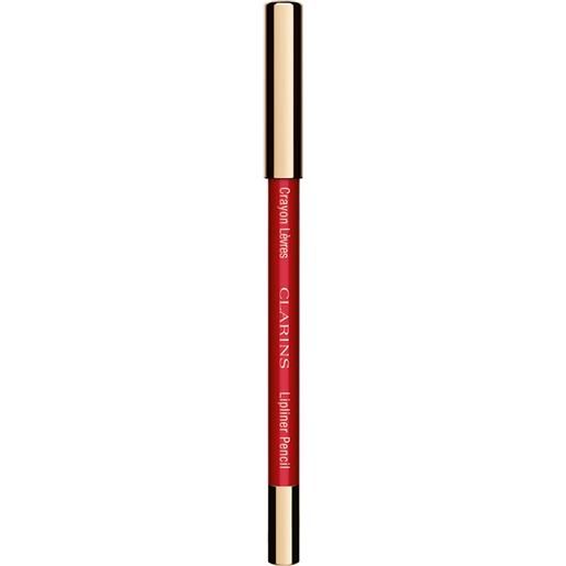 CLARINS crayon lèvres 06 red matita ammorbidente elasticizzante cremosa 1,2 gr
