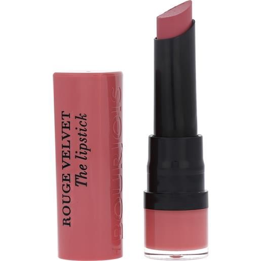 BOURJOIS rouge velvet the lipstick 02 flaming'rose rossetto