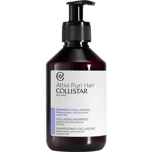 COLLISTAR attivi puri hair shampoo collagene ridensificante volumizzante 250 ml
