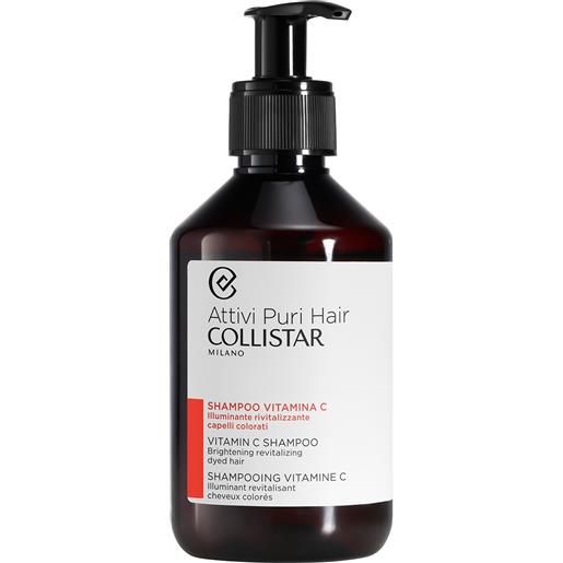 COLLISTAR attivi puri hair attivi puri hair shampoo vitamina c illuminante 250 ml