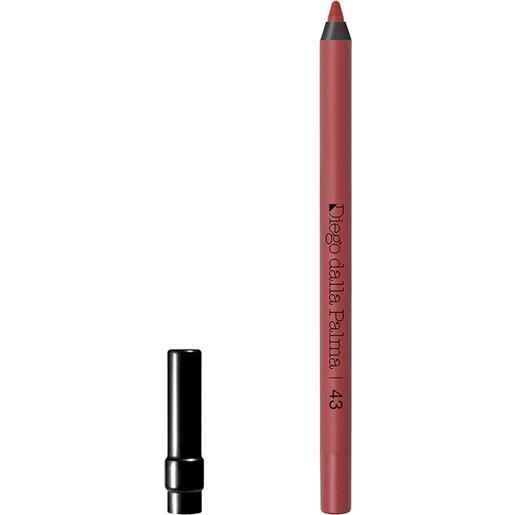 DIEGO DALLA PALMA MILANO makeup. Studio stay on me 43 mauve matita labbra waterproof 1,2 gr