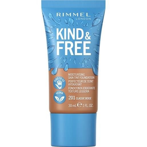 RIMMEL kind & free 201 classic beige fondotinta fluido leggero