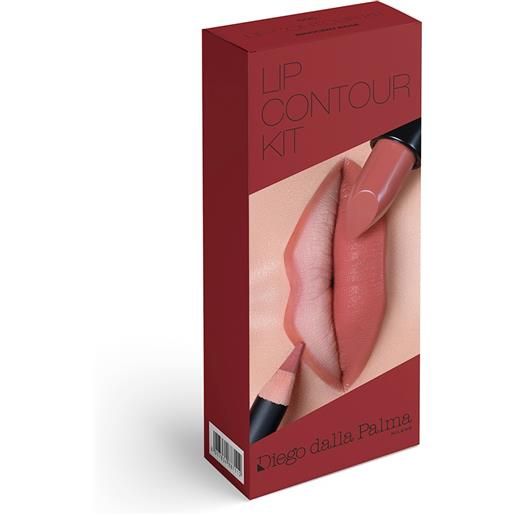DIEGO DALLA PALMA MILANO lip contour kit 505 rosa corallo rossetto + matita 4 ml + 1,1 g