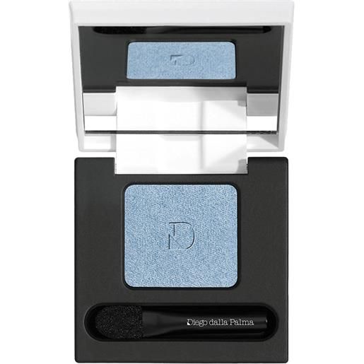Diego Dalla Palma Milano eye shadow satin pearl 114 blue fairy ombretto colore profondo 2 gr polvere compatta