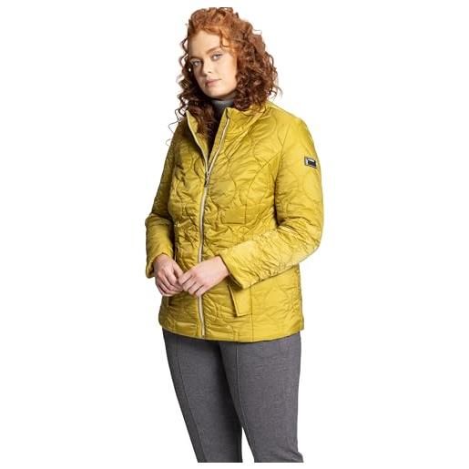 Ulla popken giacca funzionale, trapuntata, impermeabile, giallo senape scuro, 56-58 donna