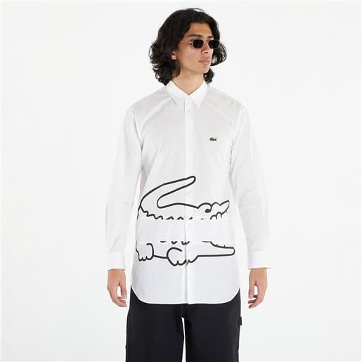 Comme des Garçons SHIRT x lacoste mens shirt woven woven white