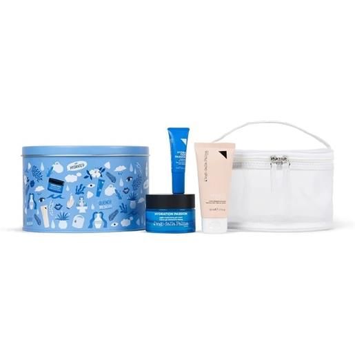 DIEGO DALLA PALMA kit hydration passion - crema detergente struccante + crema gel idratante + siero contorno occhi