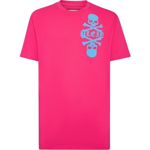 Philipp Plein t-shirt skull&bones - rosa