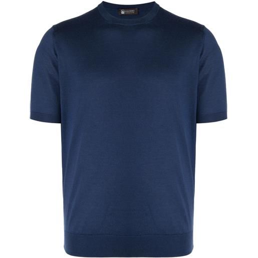 Colombo t-shirt girocollo - blu