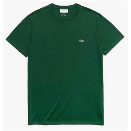 Lacoste t-shirt m/m girocollo verde uomo