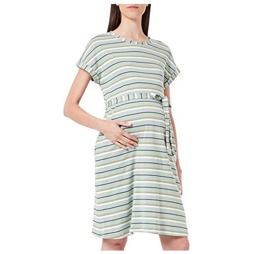Esprit Maternity esprit dress short sleeve stripe vestito, frosty green-311, xxl donna