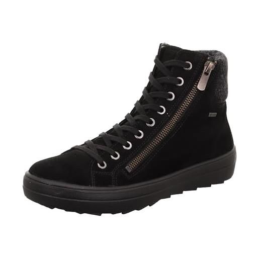 Legero mira warm lined gore-tex, scarpe da neve donna, nero (black 0000), 36 eu