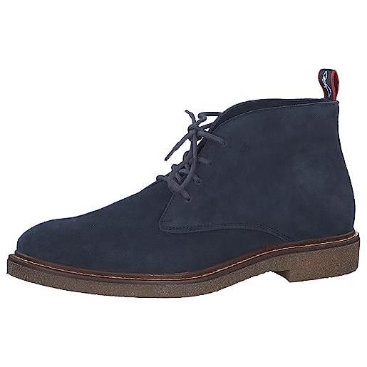 STIVALETTO UOMO ACS PELLE BLU SCURO