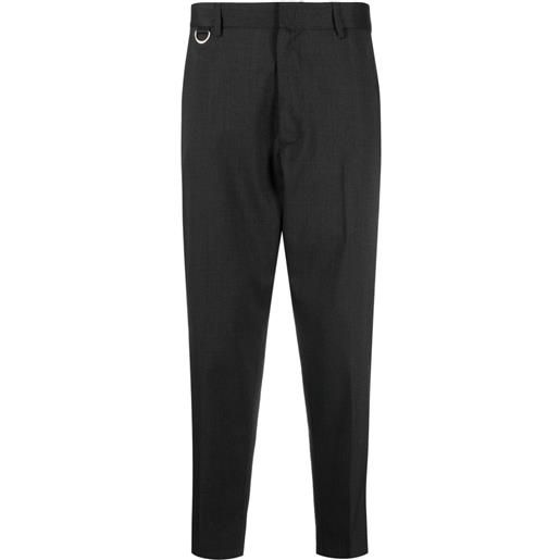 Low Brand pantaloni sartoriali affusolati - grigio