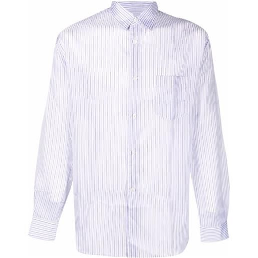 Comme Des Garçons Shirt camicia a righe - bianco