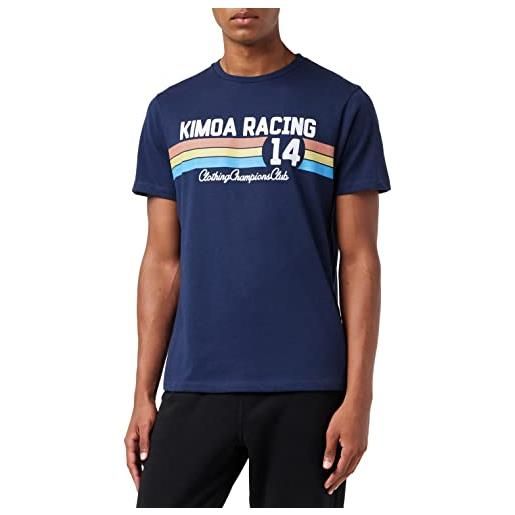 Kimoa racing 14, maglietta unisex, blu scuro, xs