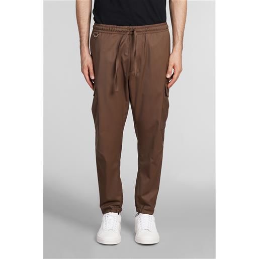 Low Brand pantalone in lana marrone