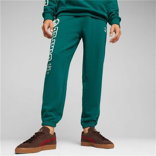 PUMA pantaloni della tuta PUMA x staple da, verde/altro
