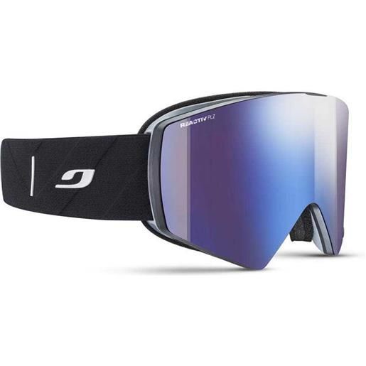 Julbo razor edge ski goggles nero flash blue reactiv cat2-4 polarized
