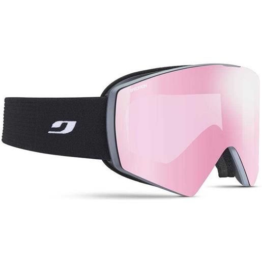 Julbo sharp polarized ski goggles nero flash argent pink/cat1
