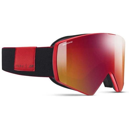 Julbo sharp polarized ski goggles rosso, nero flash red red glare. Control/cat3