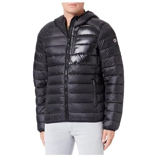 Champion legacy outdoor - hooded jacket giacca, nero, l uomo fw23