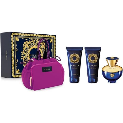 Versace cofanetto dylan blue eau de parfum cofanetto profumo donna, eau de parfum