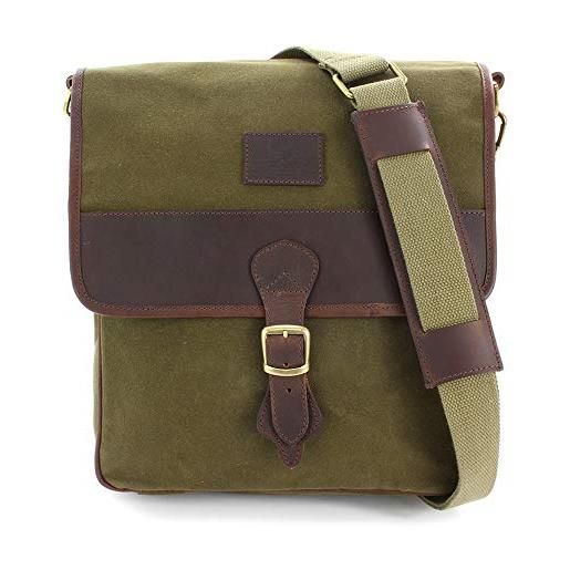 The British Bag Company navigator range - portafogli uomo, verde (khaki), 29x36x10 cm (w x h l)