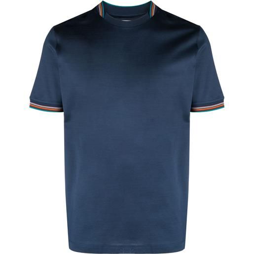 Paul Smith t-shirt con dettaglio a righe - blu