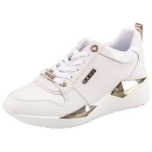 GUESS tallyn carry over, sneaker donna, white, 39 eu
