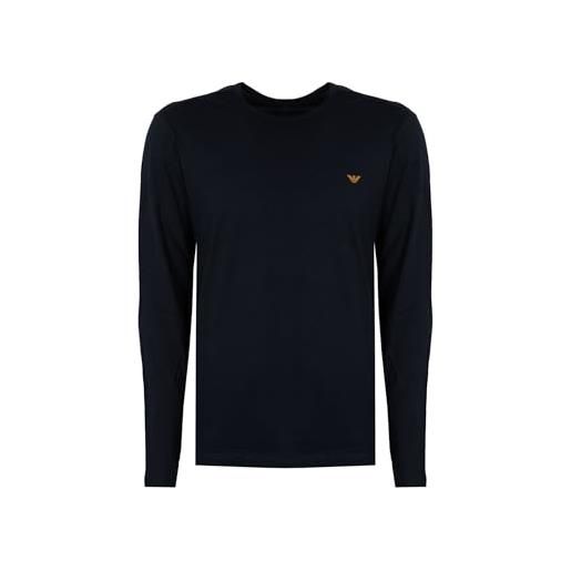 Emporio Armani maglietta da uomo pure cotton t-shirt, nero, xl