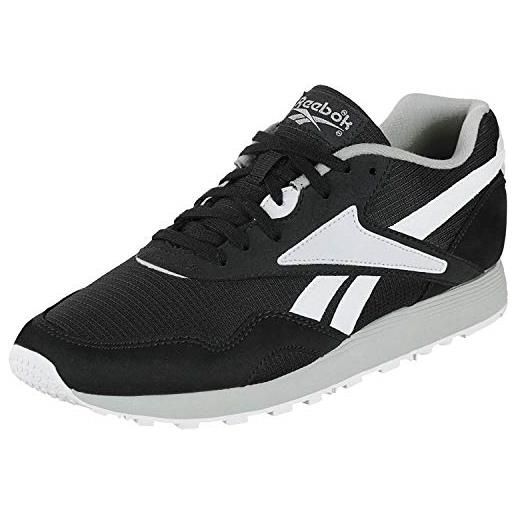 Reebok rapide mu, scarpe da fitness uomo, multicolore (black/skull grey/white 000), 40 eu