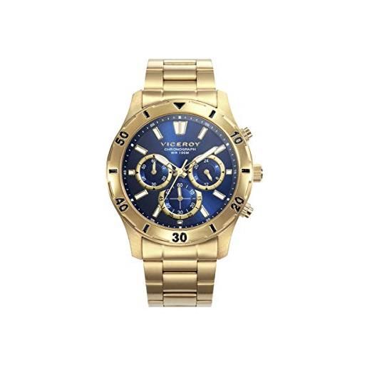 Viceroy reloj heat_bh_style 401135-36 hombre acero ip dorado