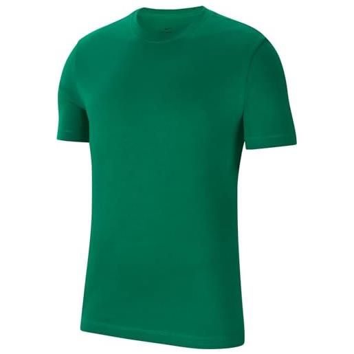 Nike mens t-shirt m nk park20 ss tee, pine green/white, cz0881-302, l