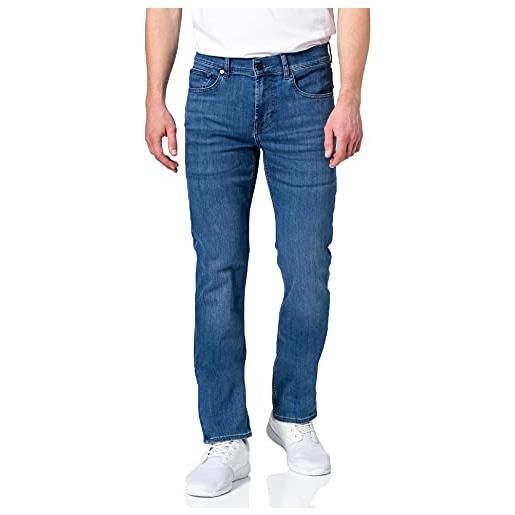7 For All Mankind slimmy luxe performance eco blue jeans, mid blu, 33w x 30l uomo