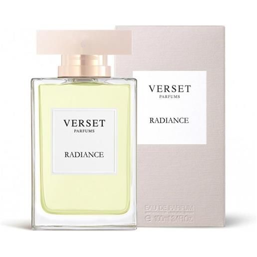 Verset parfums radiance profumo donna, 100ml