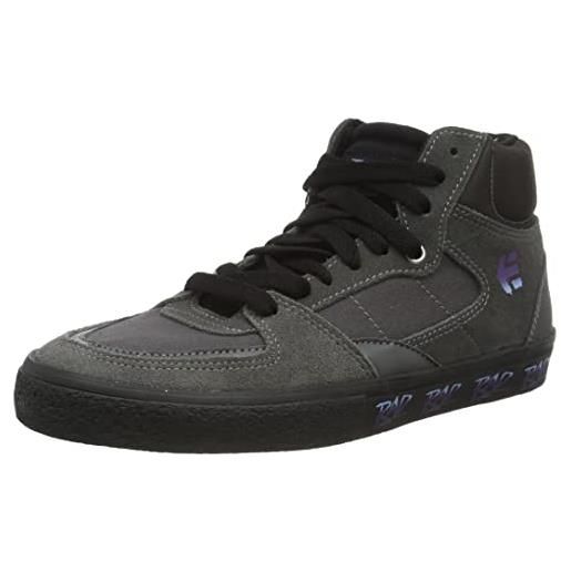 Etnies screw vulc mid x rad, scarpe da skateboard uomo, grigio e nero, 39 eu