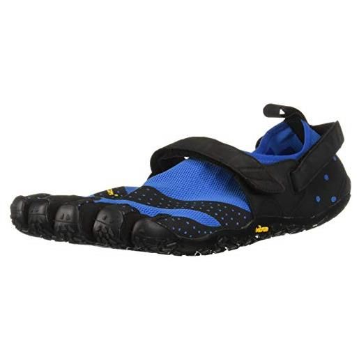 Vibram fivefingers v-aqua, scarpe da scogli uomo, blu (blue/black blue/black), 40 eu