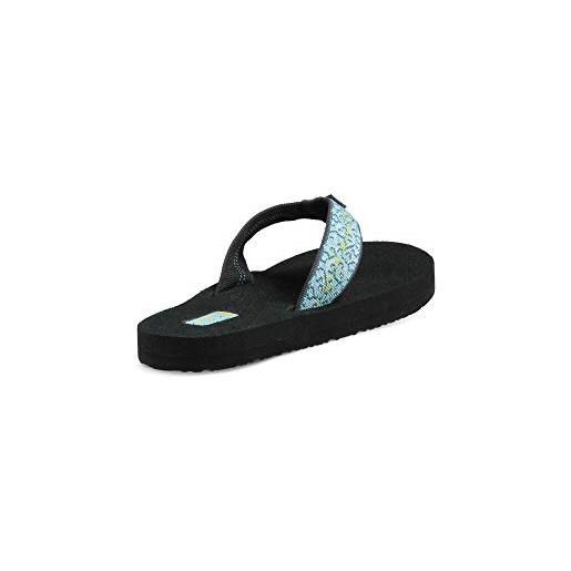 Teva - sandali sportivi da donna mush 2, colore: nero, blu (ompanera lue), 39 eu
