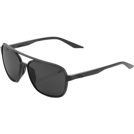 100percent kasia aviator round mirror sunglasses nero black mirror/cat3