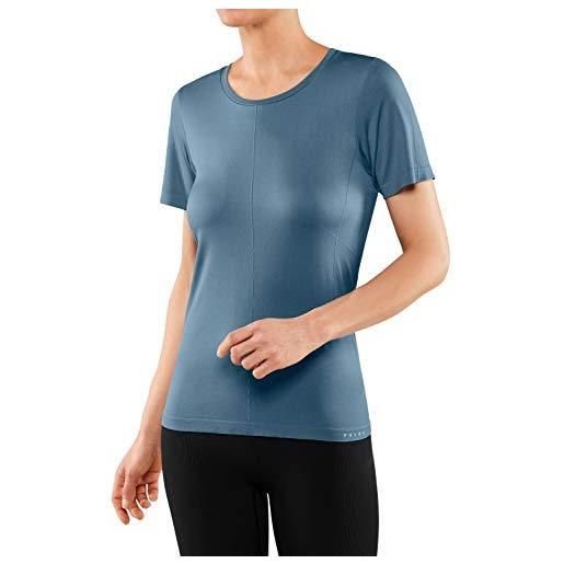 Falke maglietta da donna con scollo rotondo, donna, maglietta da donna. , 37925, blu orizzonte, xl-xxl