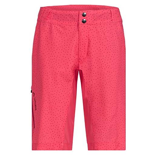 Vaude ligure shorts, pantaloni donna, rosa brillante, 42