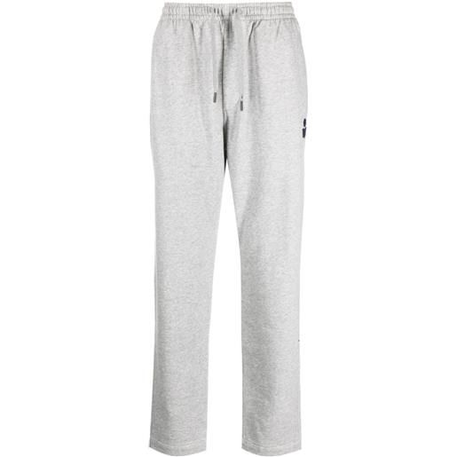 MARANT pantaloni sportivi con applicazione - grigio