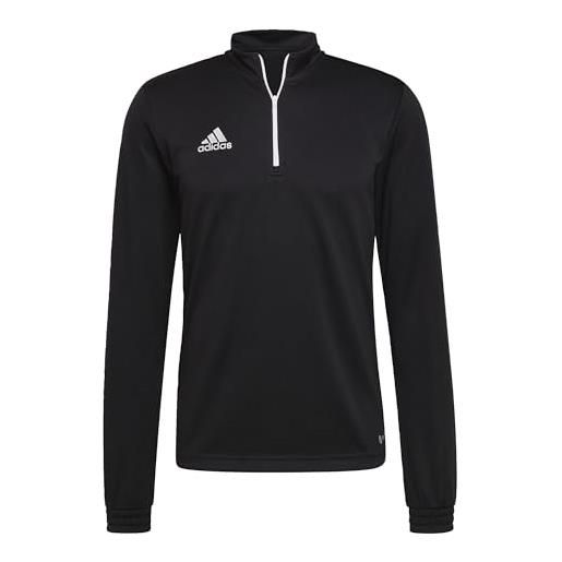 adidas entrada 22 training long sleeve sweatshirt, maglia da allenamento maniche lunghe uomo, team grey four, xl