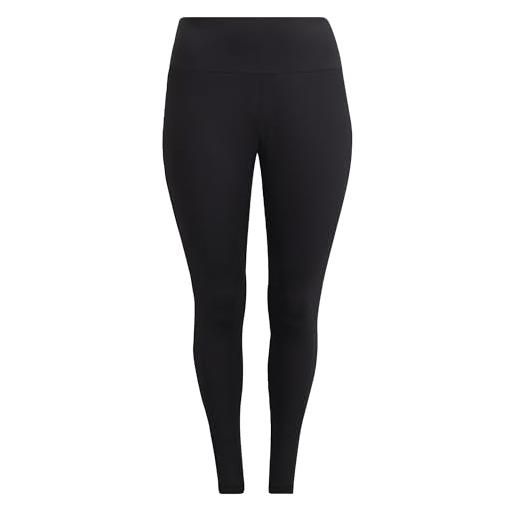 adidas yoga essentials high-waisted leggings, donna, black, xl (plus size)