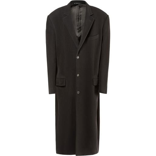 BALENCIAGA cappotto oversize in misto cashmere