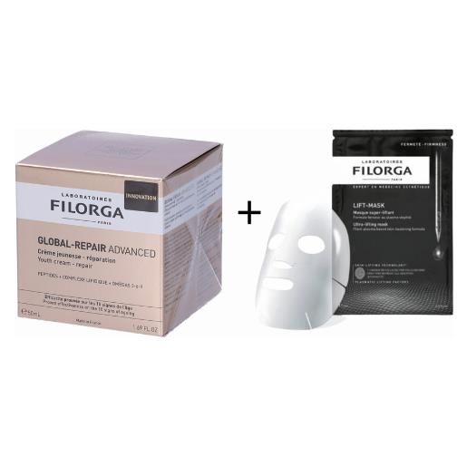 Filorga global repair advanced crema 50 ml+ Filorga lift mask 14ml in omaggio - Filorga - 987320658