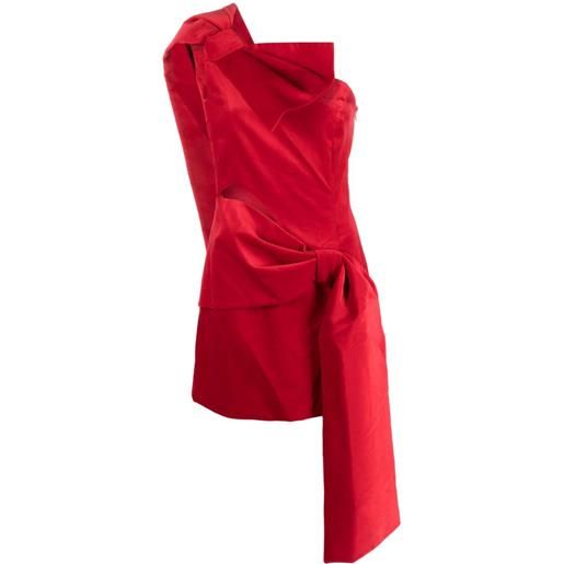 Vivetta abito corto con dettaglio cut-out - rosso