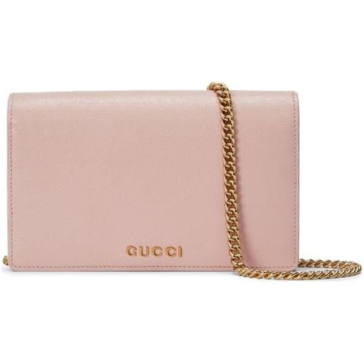 Gucci portafogli con catena - rosa